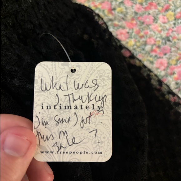 Free People - Intimately See Through Black Skirt - Picture 4 of 6